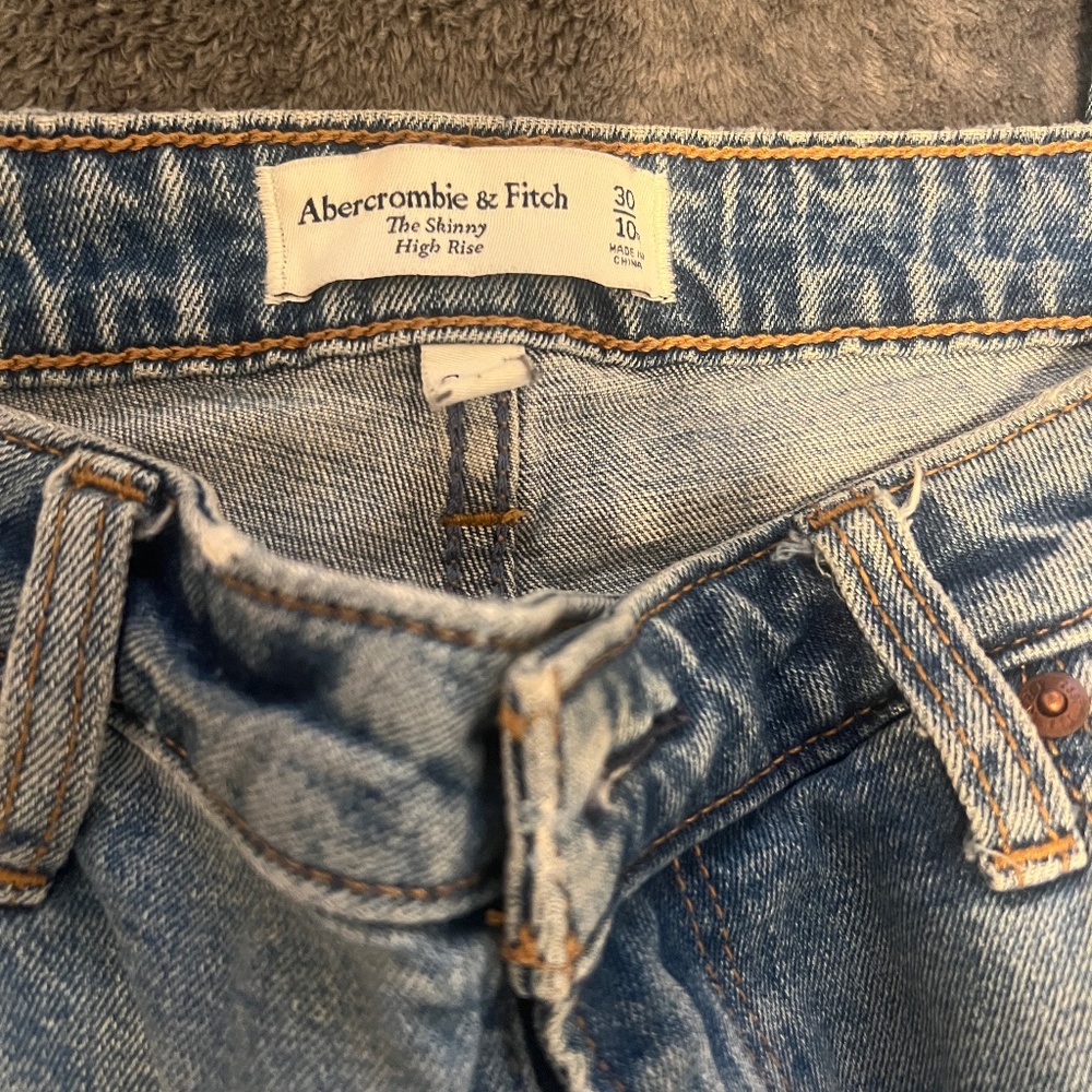 High waisted Abercrombie jeans